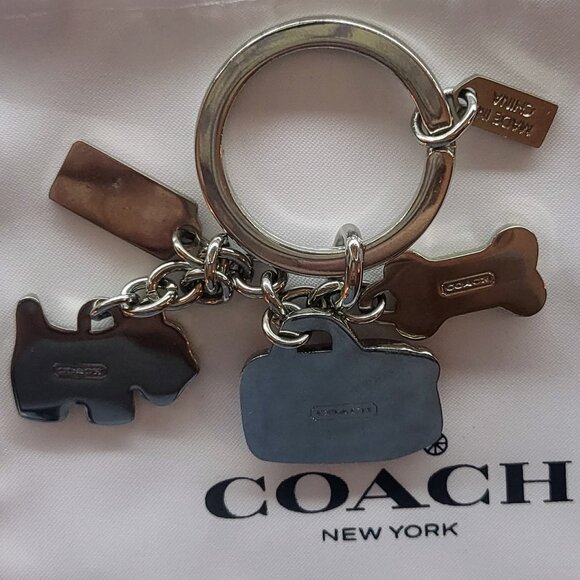 Coach Vintage Scottie Dog & Bone Charm - Picture 2 of 8